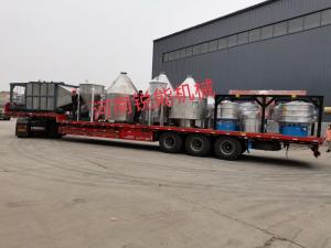 噸包投料站真空上料（liào）機發（fā）往山西